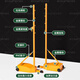 Lightning guest badminton net frame indoor and outdoor portable volleyball net tennis net standard event net frame multi-functional removable 6.1m weighted cast iron badminton net frame 70kg ready in stock