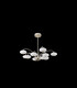 
Leshi (NVC) Leshi physical pendant lamp chandelier line lamp 12809 star-degree modern cream style warm offline voice tape installation 520/3000/134 watts 12 heads