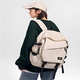 
Mu Yunyao Germany's new laptop backpack large capacity computer bag for men and women commuting school bag travel mountaineering bag [German quality] white small pendant can place 15.6-inch notes