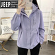 
Jeep (JEEP) jacket for women's spring and autumn thin 2025 new mother suit three-in-one windproof waterproof hiking mountaineering suit Khaki [single coat] M 80-90Jin [Jin equals 0.5 kg]