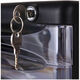 
Deli 9794 4-story filing cabinet/transparent lock/data cabinet/desktop filing cabinet office student supplies Black