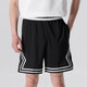 Jordan男乔丹 网眼透气 Dri-FIT速干 五分裤 运动短裤HF9911-010黑白2XL