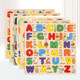Children's upper and lower case English letters wooden hand-catch board 1-6 Baby learning cognition early education educational toy wholesale 33 Russian letters MBB