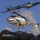 Shantoulin Village Cross-border 2-channel charging helicopter suspended, luminous, remote control sensing aircraft children's toys gifts, dual-mode sensing helicopter yellow belt accelerator