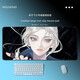4mm super dicker furchtloser Vertrag Jetwin Maus-Pad großer E-Sport-Computer Desk Pad Office Tastaturpadkissen ZZ-7374/ Fearless Contract Jetwin [Länge 100cmxwidth 50cmxthickness 2mm]