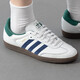 ADIDAS Women's Shoes 2025 Autumn New T-Toe Shoes Retro Género de entrenamiento Zapatos VL Court 3.0 Sports Shoes IH4882/White/Green/Dark Blue 35.5