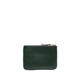 Comme des Garcons de cuero para mujeres con cremallera de cuero hardware de oro
