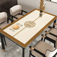 Yusirong Dining Table Mat à thé Tabinet Tabane lavable étanche à huile à l'huile Affectueuse Luxe Luxury Haut-Id Table basse de protection PACTE