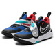 Nike (Nike) Kinderschuhe Jungen und Mädchenschuhe Team Hustle leicht anziehen und Velcro-Kindersportschuhe Kinderbasketballschuhe FJ1391-001 35 ausziehen