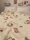RSRDDY winter authentic cute loving kitty cat lamb velvet blanket thickened milk coral velvet blanket sofa cover star cinnamon dog single 150X200cm with zipper can be used as a quilt cover