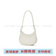 Calvin Klein small ck Spring new simple commuter saddle bag PU one-shoulder armpit bag crossbody saddle bag Small women Light Pink light pink gift box