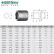 
Shida Imperial Zhongfei Sleeve 10mm Standard 38 Hexagonal Plum Blossom Sleeve Head Single 6-corner Casing Head Tool 12109/ 3/4