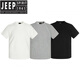 Jeep Spiritf6627 Street Trend Neutral Dekonstruktion Spleißdesign Herren Fit Box Edition Raum Baumwolle Kurzarm T-Shirt Schwarz S