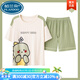 Palando 2025 summer innocent cotton pajamas for women thin shorts shorts for students ins style new style for outdoor wear home clothing set Short-sleeved shorts - G6636# M [70-90Jin [Jin equals 0.5 kg]]