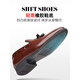 Yierkang Matte Costume Chaussures en cuir masculin Chaussures de mariage décontractées de brillance plate à semelle plate