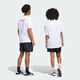 Adidas (adidas) clover Männerhose Frauenhose 2025 Herbst neue Sporthosen Ehepaar atmungsaktives Komfort Shorts JC7658/Schwarz/Weiß M