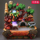 Showcase Wheel Ornamente Kreatives Rockery Fließender Wasserbrunnen Transport