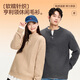 MINISO Henry Collar Sweater Men's Autumn and Winter 2025 New Lazy Style Bottoming Boys' Sweater Jacket Men's Henley Collar Black M /165 (Weight 90-120Jin Jin is equal to 0.5 kg)