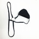 Private Shang Men's Underwear Simple Black Elastic Ball Cover Thong Small Iron Hoop T-Pants 160Jin Jin is equal to 0.5kg.