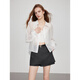 
ELLE French Lycel Tintis Short Shirt for Women 2025 Summer New High-end Light and Fashion Shirt White M