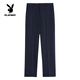 Playboy (playboy) pantalon pour hommes en soie de mûre et pantalon décontracté de l'âge moyen et âgé Nouveau pantalon de robe de costume sans iron à l'été.