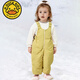 G.DUCKKIDS little yellow duck children's suspender down pants for boys and girls warm jumpsuit baby thickened outer wear plus down pants winter wear new off-white 90