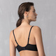 Ai Meng Unterwäsche Frauen Dessous ohne Stahlringe und kleine Brüste versammelten sich sexy Spitzennetz Bra Am17a761 Classic Black 70b
