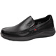 Shachi Herrenschuhe 25 Sommer Style Casual Schuhe Echtes Leder hohl atmungsaktueller kalte Lederschuhe Schwarz 1049 38