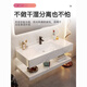 [Slab de roca de doble capa] Basina de lavado sin costura de roca Casina Integrada de lavado de baño de doble capa Basina de lavado de inodoro [elegante y simple] Basina blanca sin costura [inteligente [Sqwy Classic] 60*50 ha vendido 5689 piezas