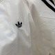 阿迪达斯 （adidas）三叶草外套女装2025夏季新款运动服梭织舒适透气连帽上衣休闲夹克 KB8964汉玉白 XL
