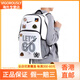 NIKE [customized bag] 3BRAND series letter printing Polyester (polyester fiber) Backpack Backpack Shoulders Laughing Cat