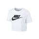 耐克（NIKE）短款运动短袖女夏季休闲T恤宽松上衣纯棉半袖BV6176 粉色/HM4621-675 纯棉短款  L 100-120斤