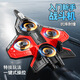 Yingtang-Novice Xiaobais Einstiegsschaumschaum-Fernbedienungsflugzeug Fixe Höhe und Herbstfestigkeit Schwerkraft Segelflugzeug Bunte Lichter Schaum Vier-Copter Blau [Handle Fernbedienung Englisch High-End (Drei-Batterie-kontinuierliche Version)
