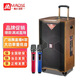 MALONE M-8912 outdoor square dance audio high-power heavy bass live singing karaoke performance with Bluetooth sound card wireless microphone portable trolley speaker