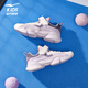 Hongxingerke (Erke) Zapatos para niños para zapatos deportivos de niños y niñas para zapatos de running livianos de amortiguación para niños para lavanda en polvo/microcristal blanco/misterioso morado 31