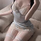 Sexy lingerie 2025 new sexy pure desire small breasts wife uniform temptation wear bed no-take-off thong qqny black nightgown T-pants 80-120Jin Jin equals 0.5 kg confidential delivery
