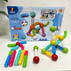 
Children's toys to build magnetic rods and versatile magnetic building blocks for babies early education toys institutions gifts CH1049 parking lot building magnetic building blocks [