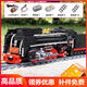 Yuxing Model Wang Yuxing 12003 Forward Steam Locomotive World Railway Series Electric Remote Control Assembly Building Blocks Toy Model King 12023 Crocodile Electric Power 919 Particles