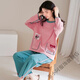Cha Xiao A pajamas for women summer short-sleeved loose pajamas shorts Korean style cropped pants casual home clothing women suit N64 T-9848 (suit shorts) 3XL (160-180Jin [Jin equals 0.5 kg])