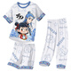 Balabala Children's Pyjamas Little Boy Modal Thin Summer Boy Big Children Three-Piece Set Home Clothes Nezha 2025 Nouveau modèle 1M - ST-12347 170 8 Tailles (100-110) CM