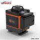 16 lignes 4d niveau laser Green Light 12 lignes 3D Ligne automatique Plafond Maulle d'autocollant Projecteur Haute précision Cross-Border Batterie verte XP3527
