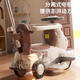 Junyi Children's Scooter Adults pousse une voiture électrique avec une main électrique à main glissement de 1 à 3 ans chariot bébé tremble de bébé