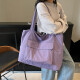 New bag women's bag tote bag casual versatile shoulder bag handbag commuting tote bag simple trendy large capacity black