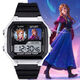 Честь Kings Xishi Small Square Waterpronation Watch Watch Electronic Watch Mute с будильницей ночной свет.