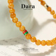 Dara 925 sterling silver beeswax bracelet new Chinese style old wax bracelet 5-6mm about 30 pieces as a Chinese Valentine's Day gift for your girlfriend