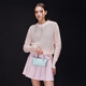 Charles/Keith25 Autumn New Product nudo Handal Handbody Crossbody Square Square Dumpling Bag Ck2-30271635 Sal Sal Sal Sal Sal Sal Sal Azules Azules S