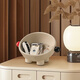 YWZR CRAME Style Entrée Entrée Entrée Entrée Clé Ornement Ornement de salon High-Sense Armoire à chaussures Chambre de chevet Remote Organisateur Organisateur Boîte de rangement Stripe Beige (S3291