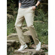CEO Yageor men's outdoor spring and autumn casual pants three-proof fabric wrinkle-resistant wear-resistant water-resistant trousers sports elastic pants black JQB-671 M 170