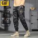 Carter (CAT) Pantalon de travail pour hommes pantalons de lavage à printemps masculins pantalons multi-sacs de coton américain en plein air 679 Noir Style régulier 28 Recommandé 90-110jin [Jin est égal à 0,5 kg]