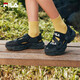 Fila Fila Children's Shoes Sandals 2025 Summer New Men's and Women's Baotou Breathable Velcro Sneakers Black-BK 33